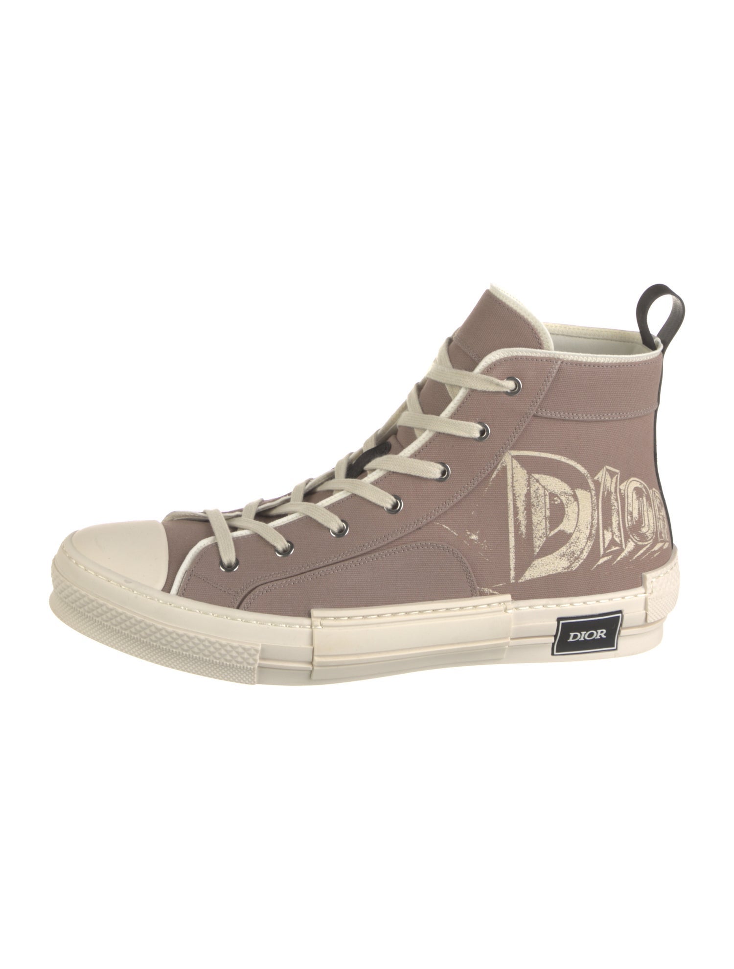 DIOR MEN Canvas Printed Sneakers
