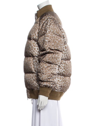DIOR MEN 2022 Animal Print Puffer Coat