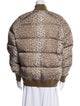 DIOR MEN 2022 Animal Print Puffer Coat