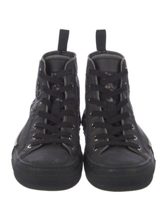 DIOR MEN Nylon Printed Lace-Up Boots