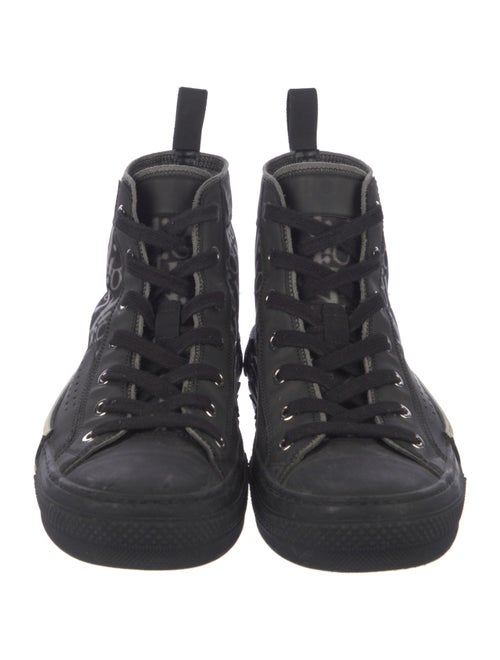 DIOR MEN Nylon Printed Lace-Up Boots