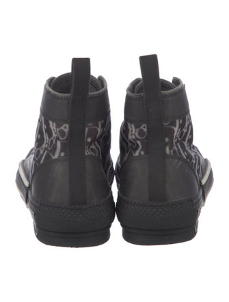 DIOR MEN Nylon Printed Lace-Up Boots