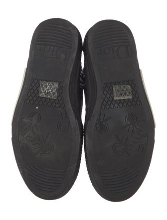 DIOR MEN Nylon Printed Lace-Up Boots