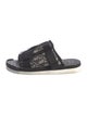 DIOR MEN Oblique Jacquard Canvas Slides
