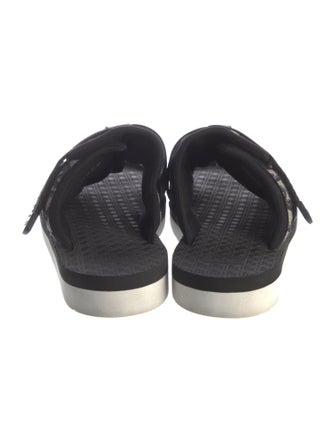 DIOR MEN Oblique Jacquard Canvas Slides