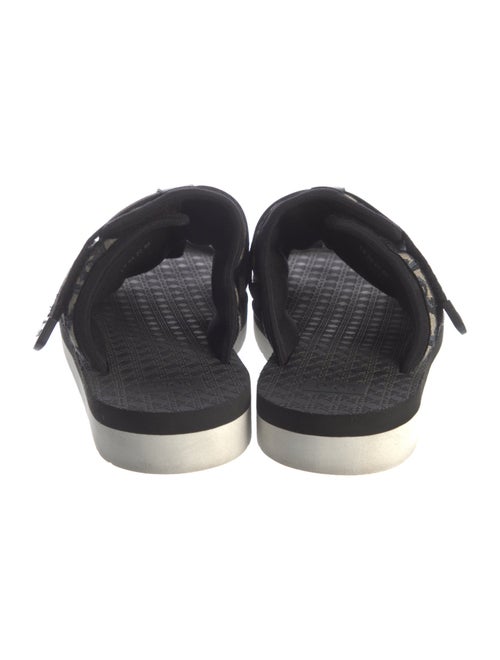 DIOR MEN Oblique Jacquard Canvas Slides
