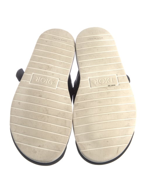 DIOR MEN Oblique Jacquard Canvas Slides