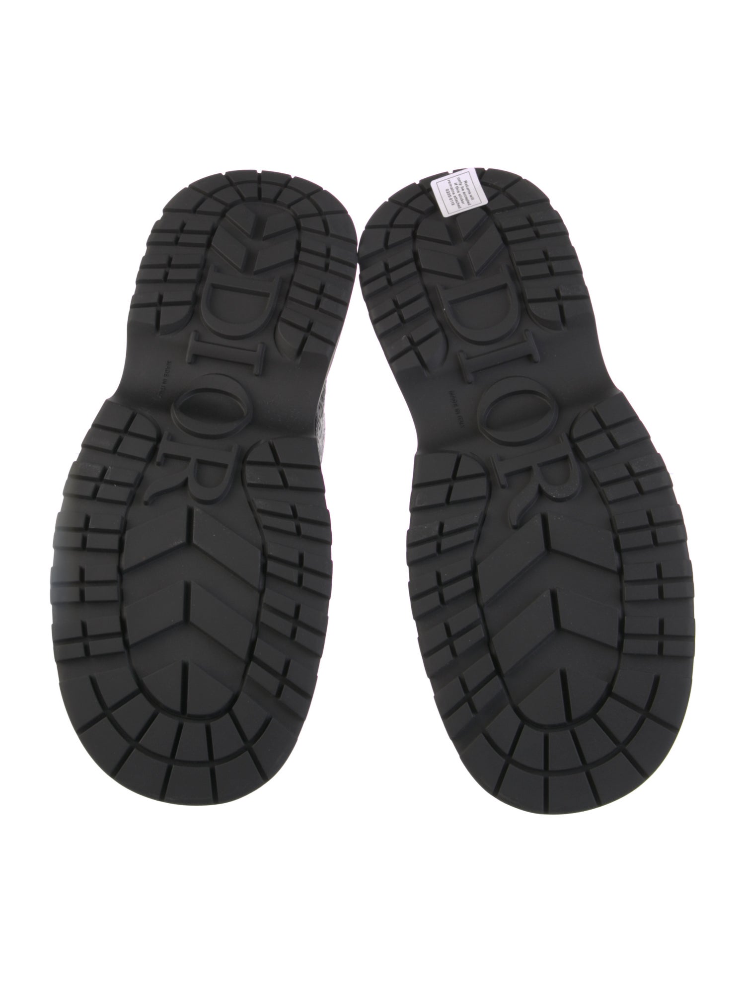 DIOR MEN 2023 Oblique Buffalo Lace-Up Ankle Combat Boots