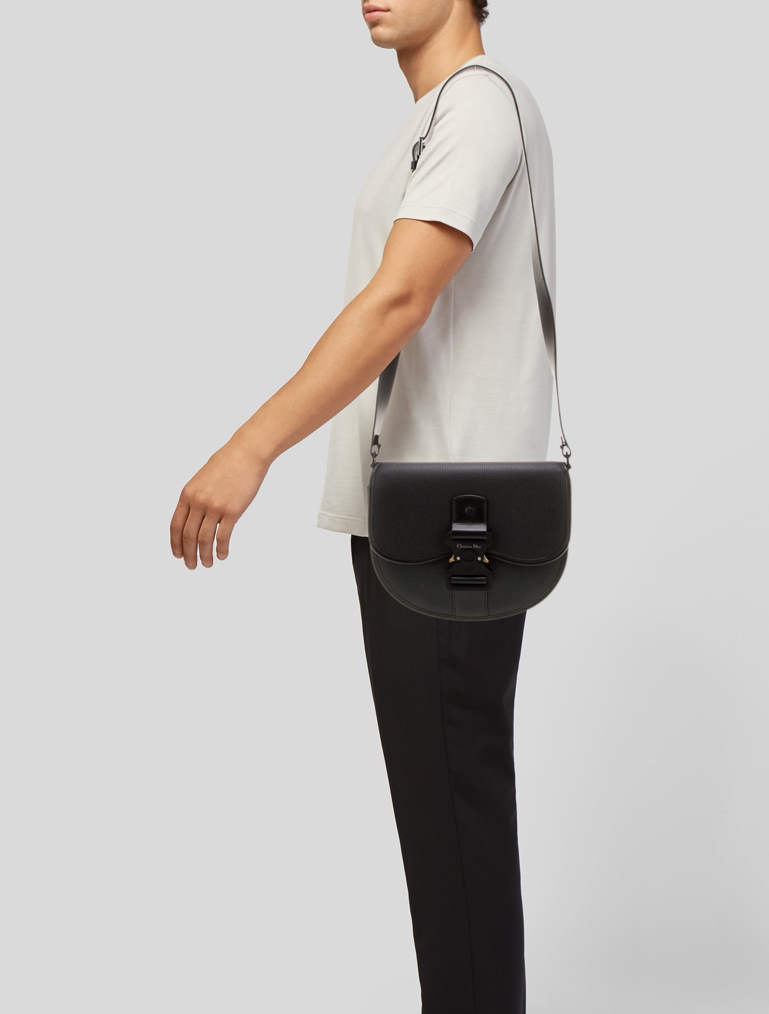 DIOR MEN Oblique Jacquard Gallop Messenger Bag 2023