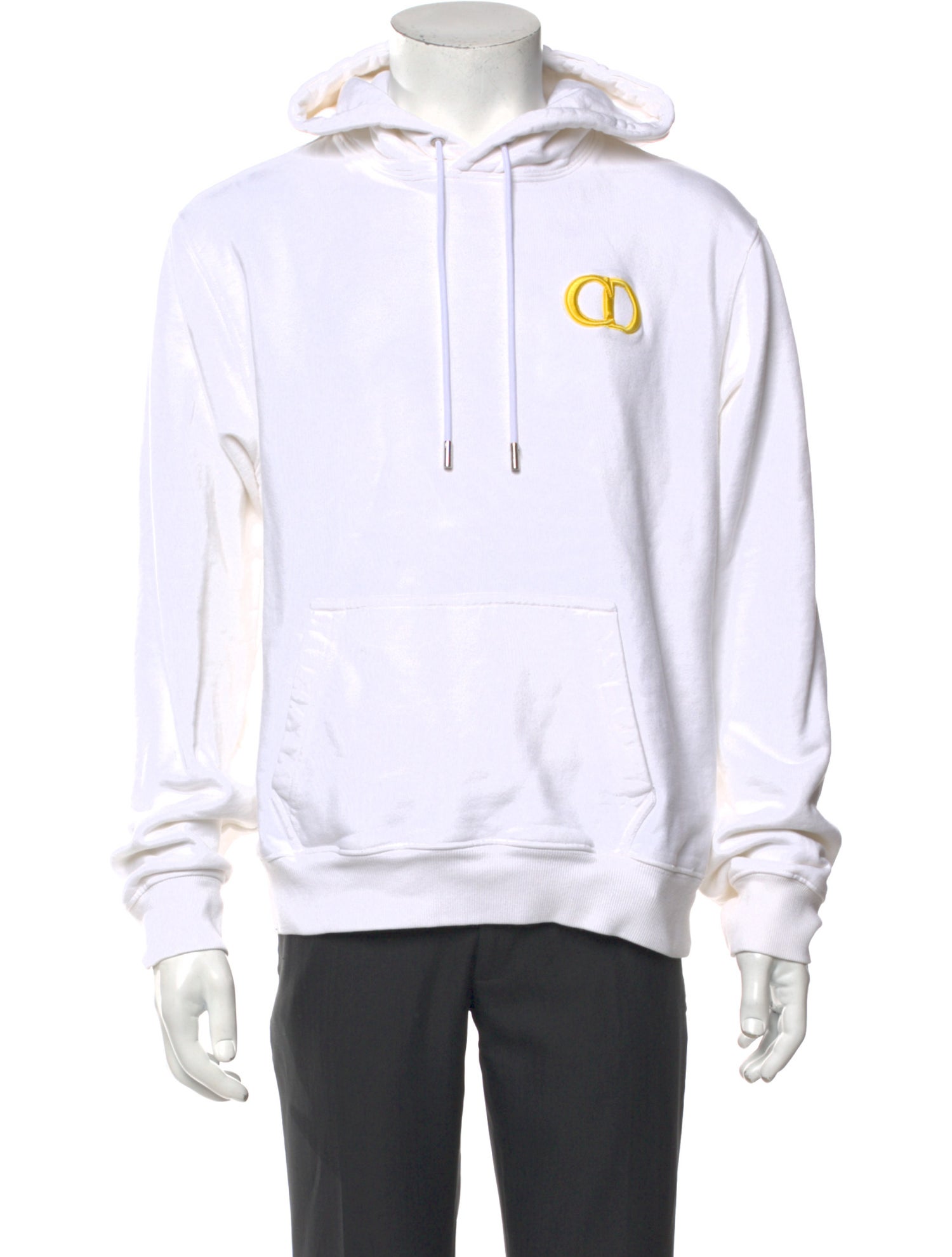 DIOR MEN Graphic Print Crew Neck Hoodie