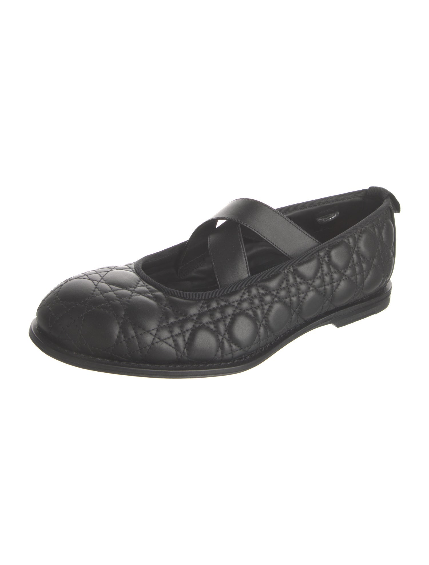 DIOR MEN Leather Bow Accents Dress Loafers