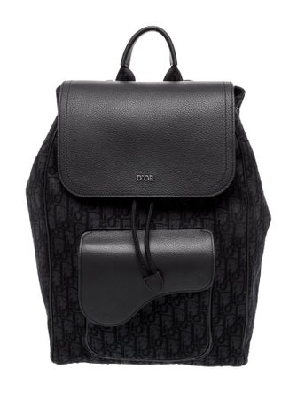 DIOR MEN Oblique Jacquard Saddle 2023