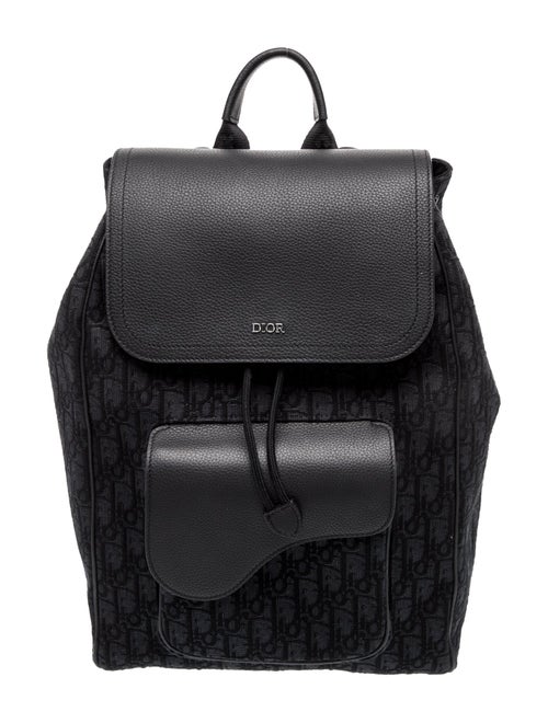 DIOR MEN Oblique Jacquard Saddle 2023