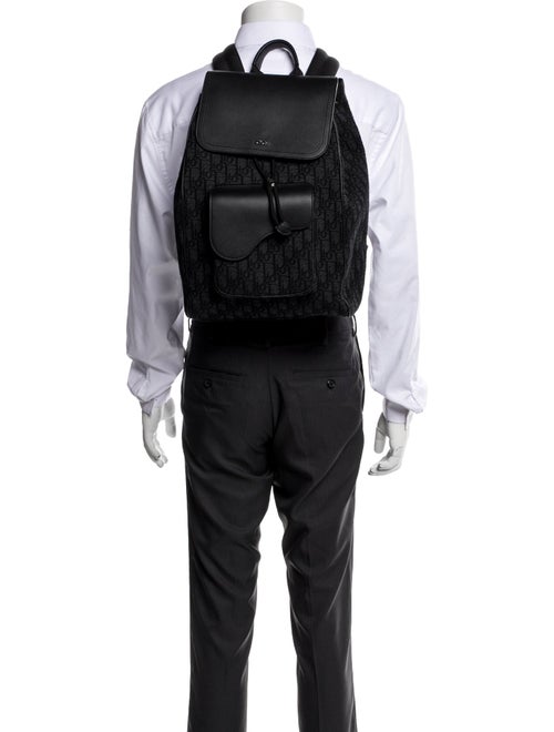 DIOR MEN Oblique Jacquard Saddle 2023