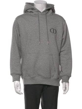 DIOR MEN Graphic Print Crew Neck Hoodie