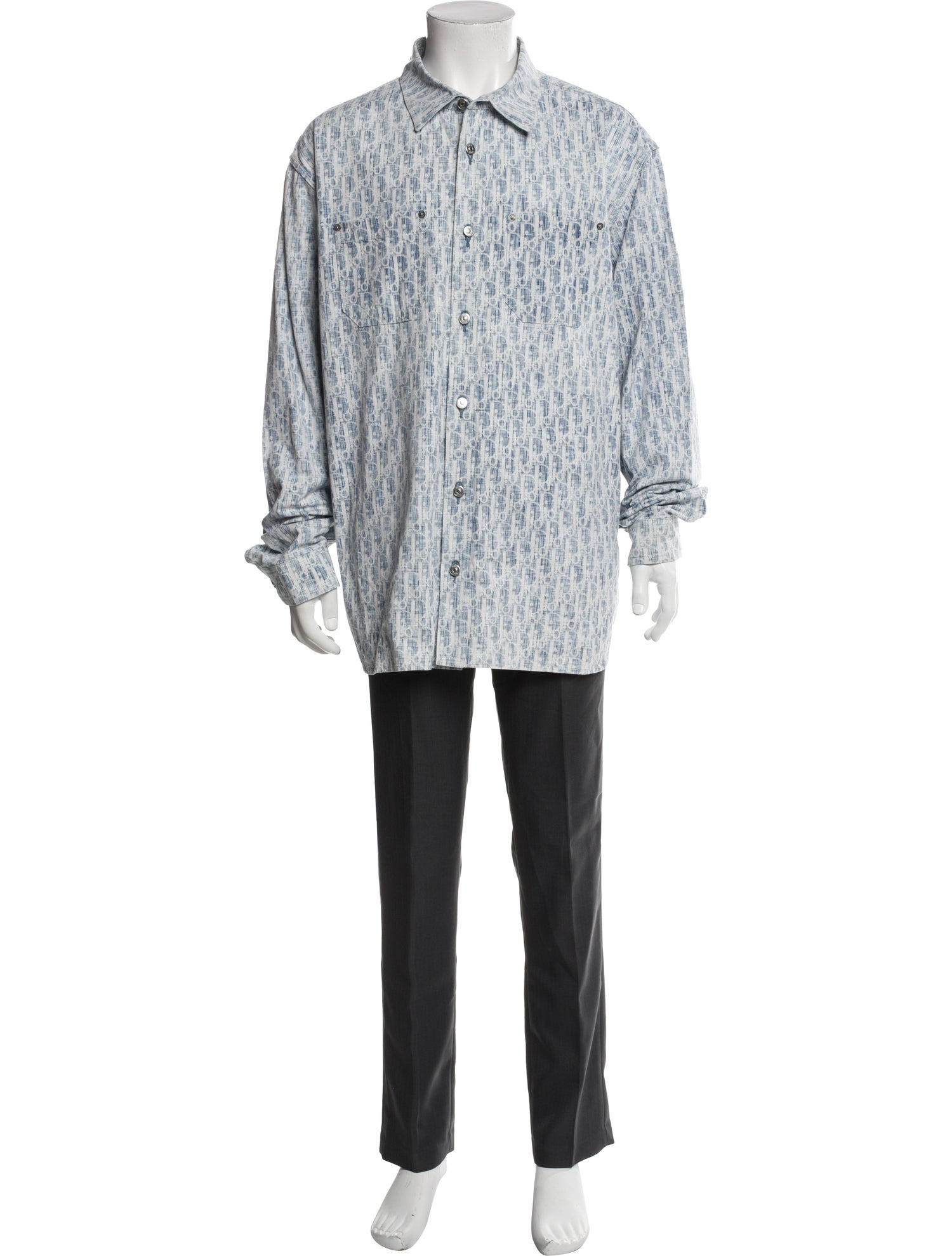 DIOR MEN 2020 Oblique Jacquard Shirt