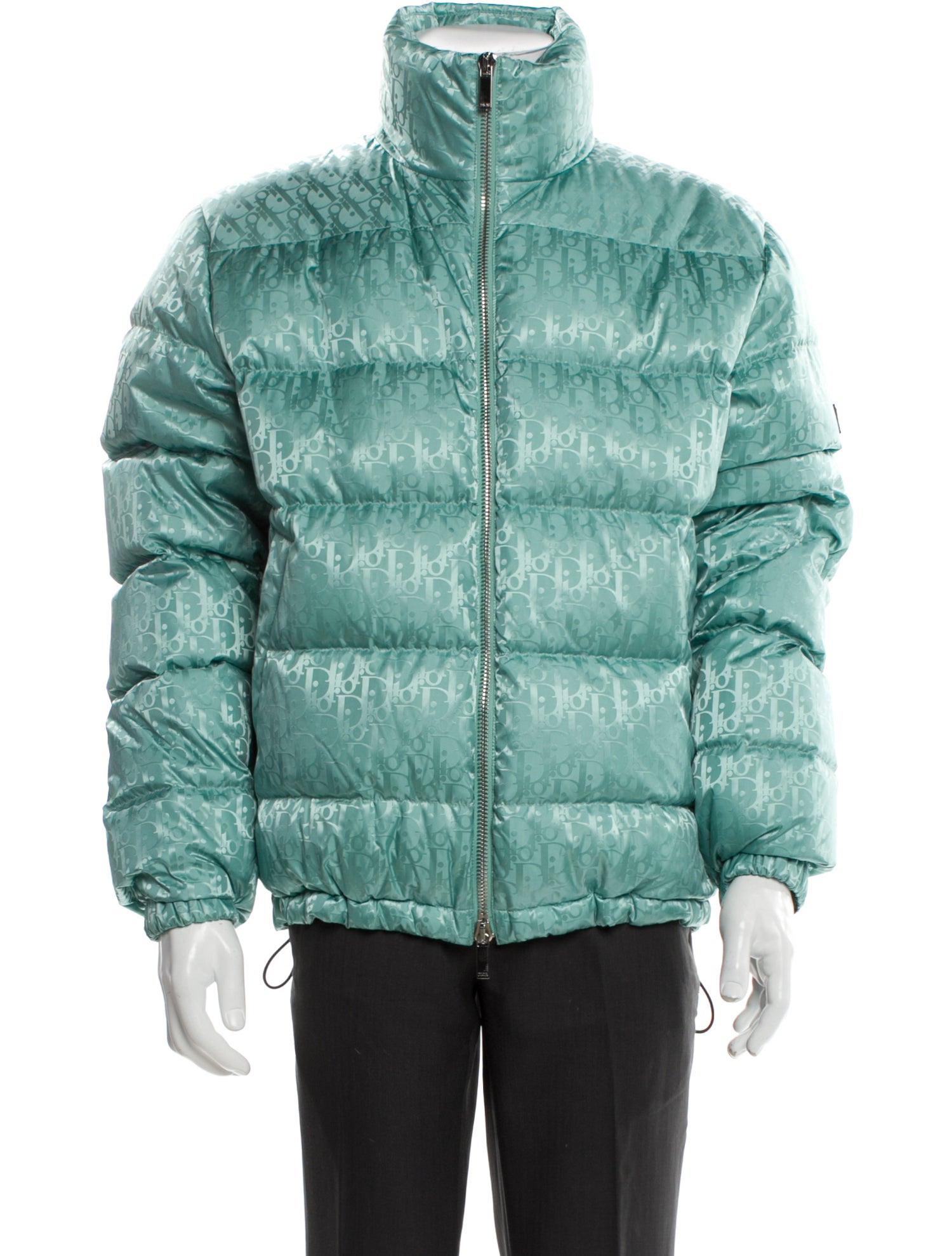 DIOR MEN Oblique Jacquard Puffer Coat