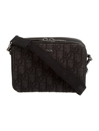 DIOR MEN Oblique Jacquard Messenger Bag