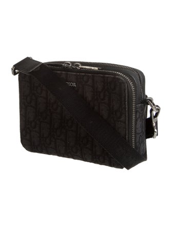 DIOR MEN Oblique Jacquard Messenger Bag