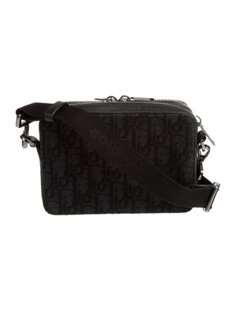 DIOR MEN Oblique Jacquard Messenger Bag