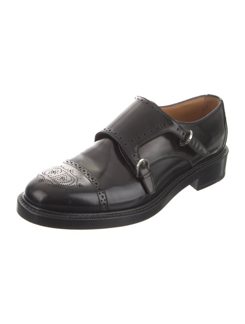 DIOR MEN Patent Leather Monk Straps