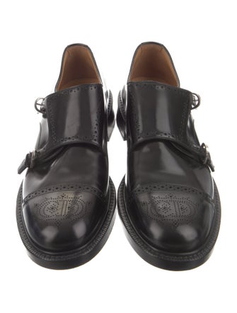 DIOR MEN Patent Leather Monk Straps