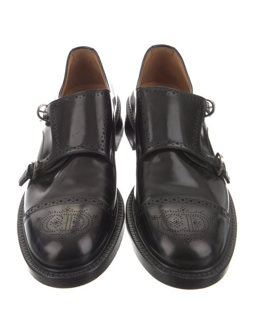 DIOR MEN Patent Leather Monk Straps