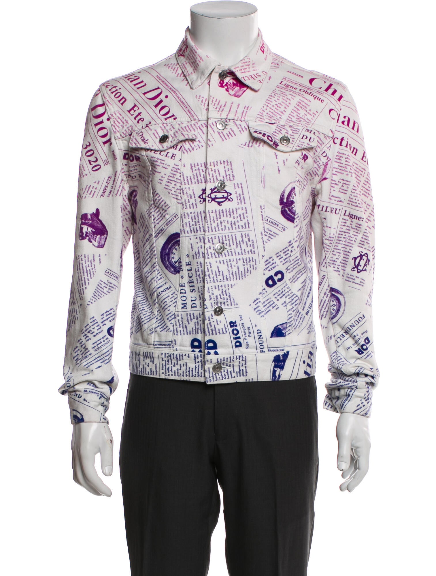 DIOR x Daniel Arsham 2020 Printed Trucker Jacket