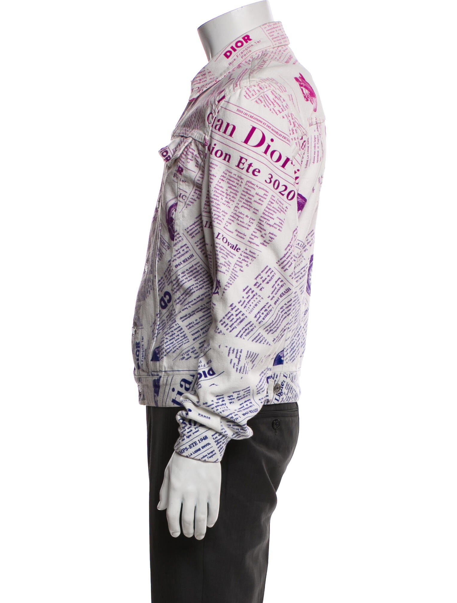 DIOR x Daniel Arsham 2020 Printed Trucker Jacket