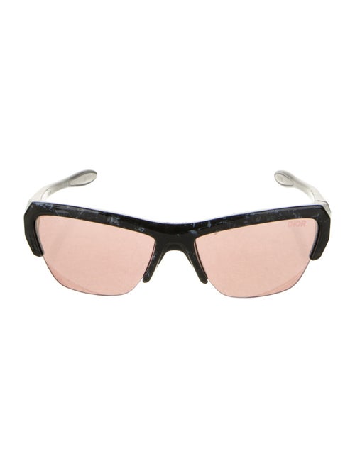 DIOR MEN Cat-Eye Mirrored Sunglasses
