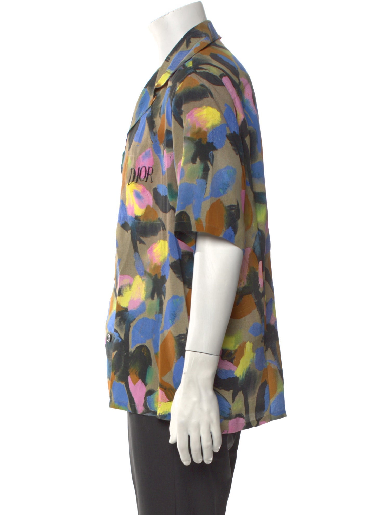 DIOR MEN Signature Logo Printed Shirt