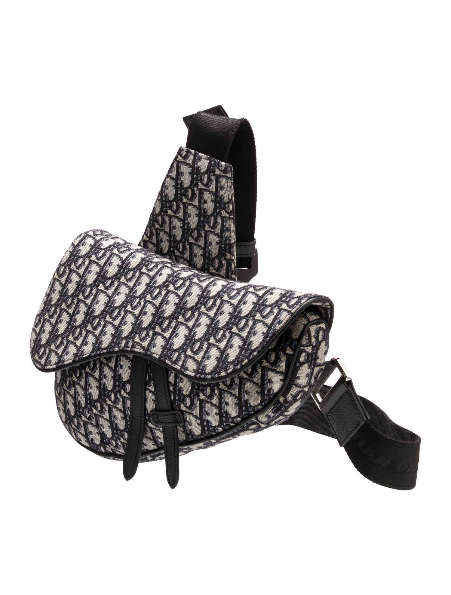 DIOR MEN Oblique Jacquard Saddle