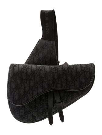 DIOR MEN Oblique Jacquard Saddle 2023