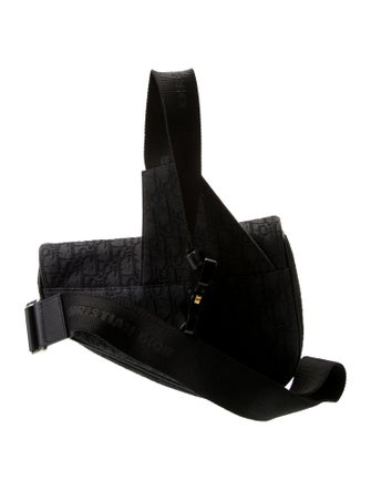 DIOR MEN Oblique Jacquard Saddle 2023