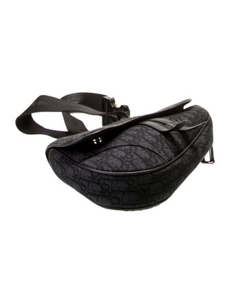 DIOR MEN Oblique Jacquard Saddle 2023