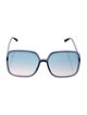 DIOR MEN Oversize Gradient Sunglasses