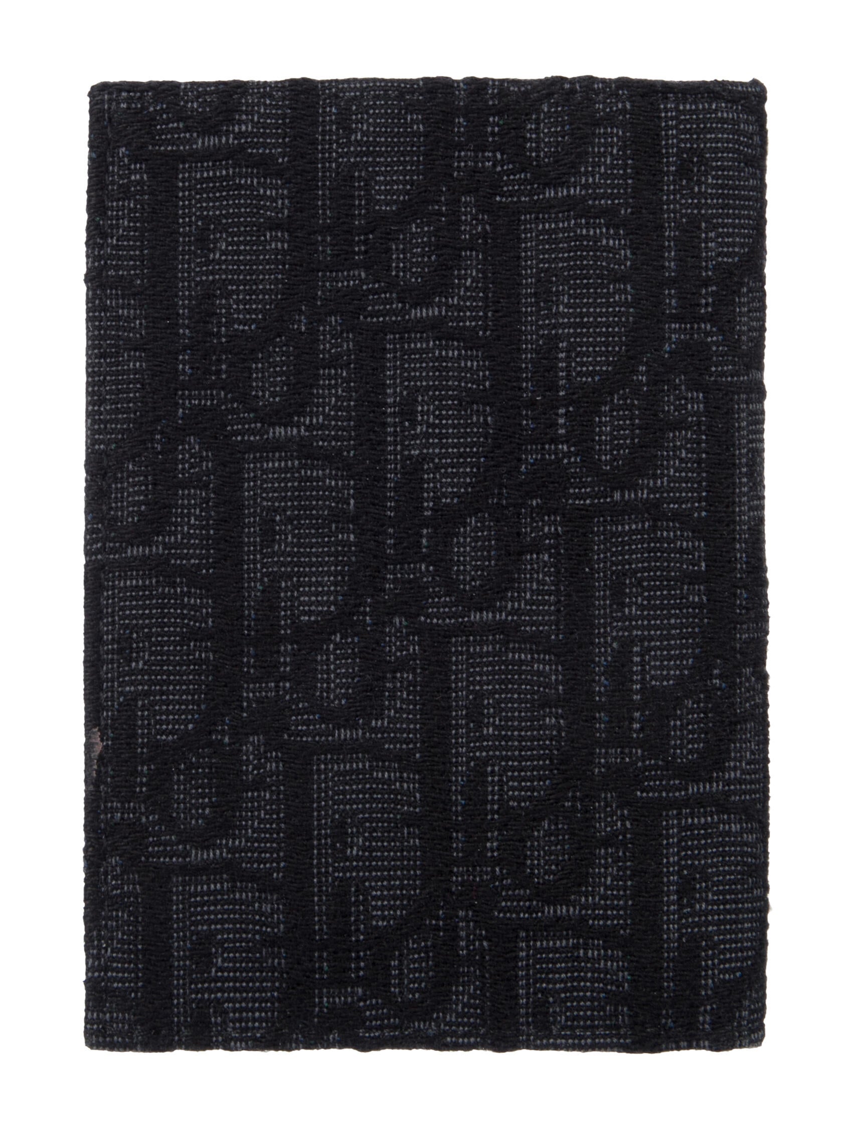 DIOR MEN Oblique Jacquard Tweed Wallet