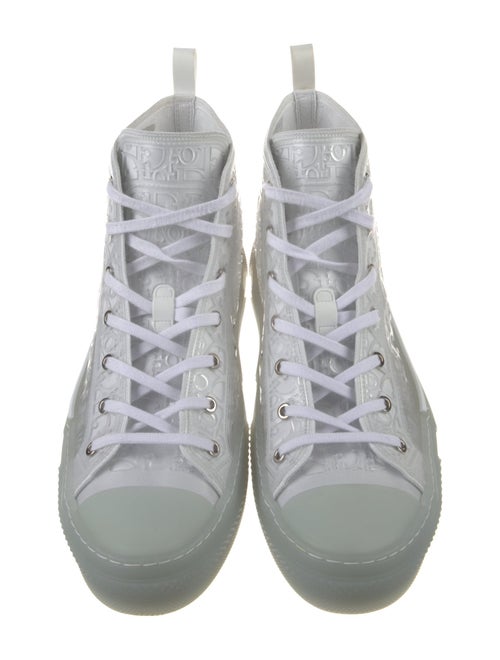 DIOR MEN B23 Raised Oblique Transparent Sneakers