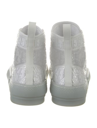 DIOR MEN B23 Raised Oblique Transparent Sneakers