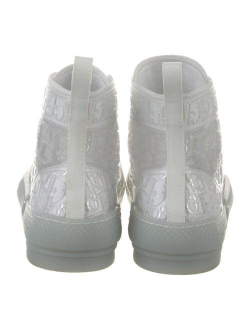 DIOR MEN B23 Raised Oblique Transparent Sneakers