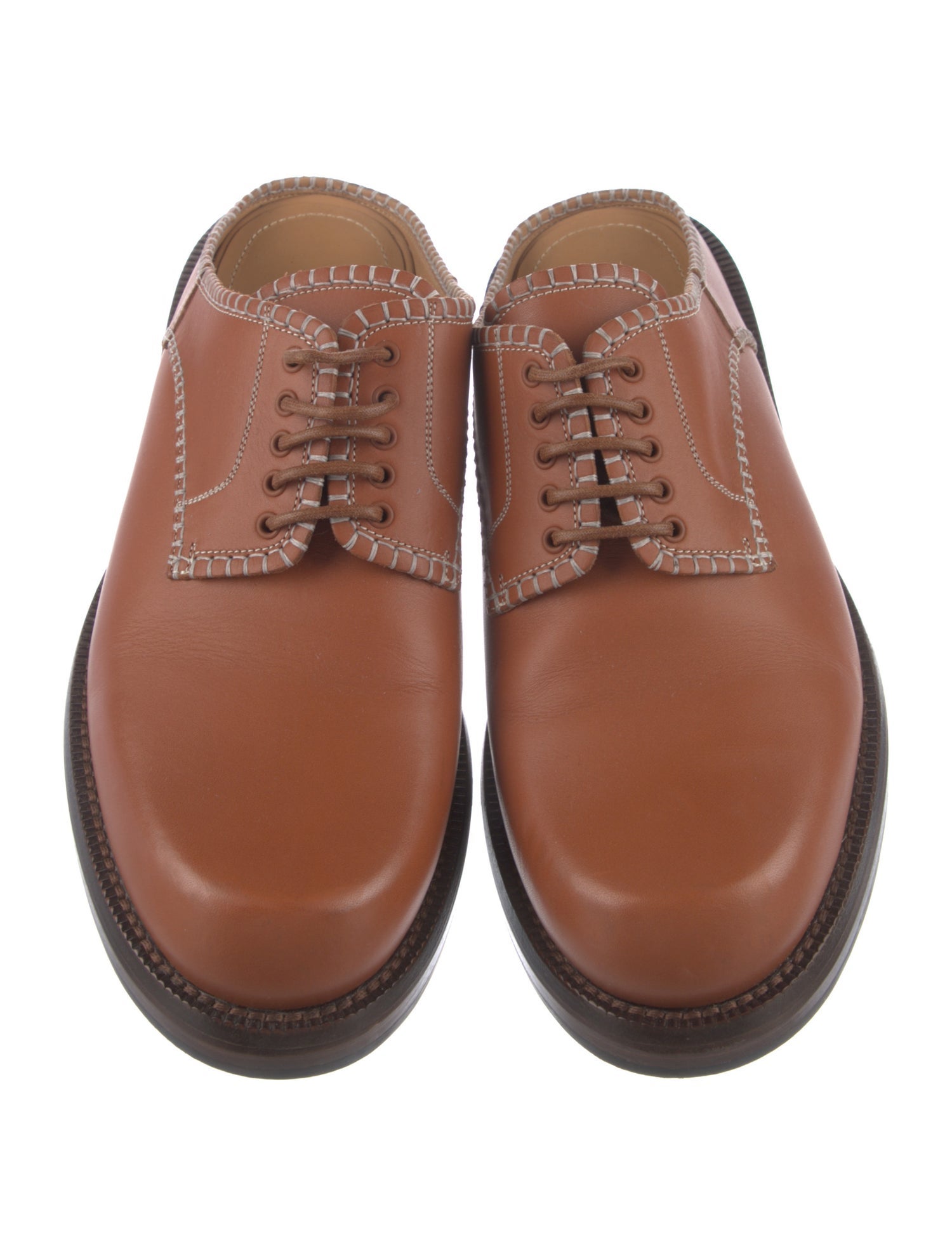 DIOR MEN Leather Derby Shoes
