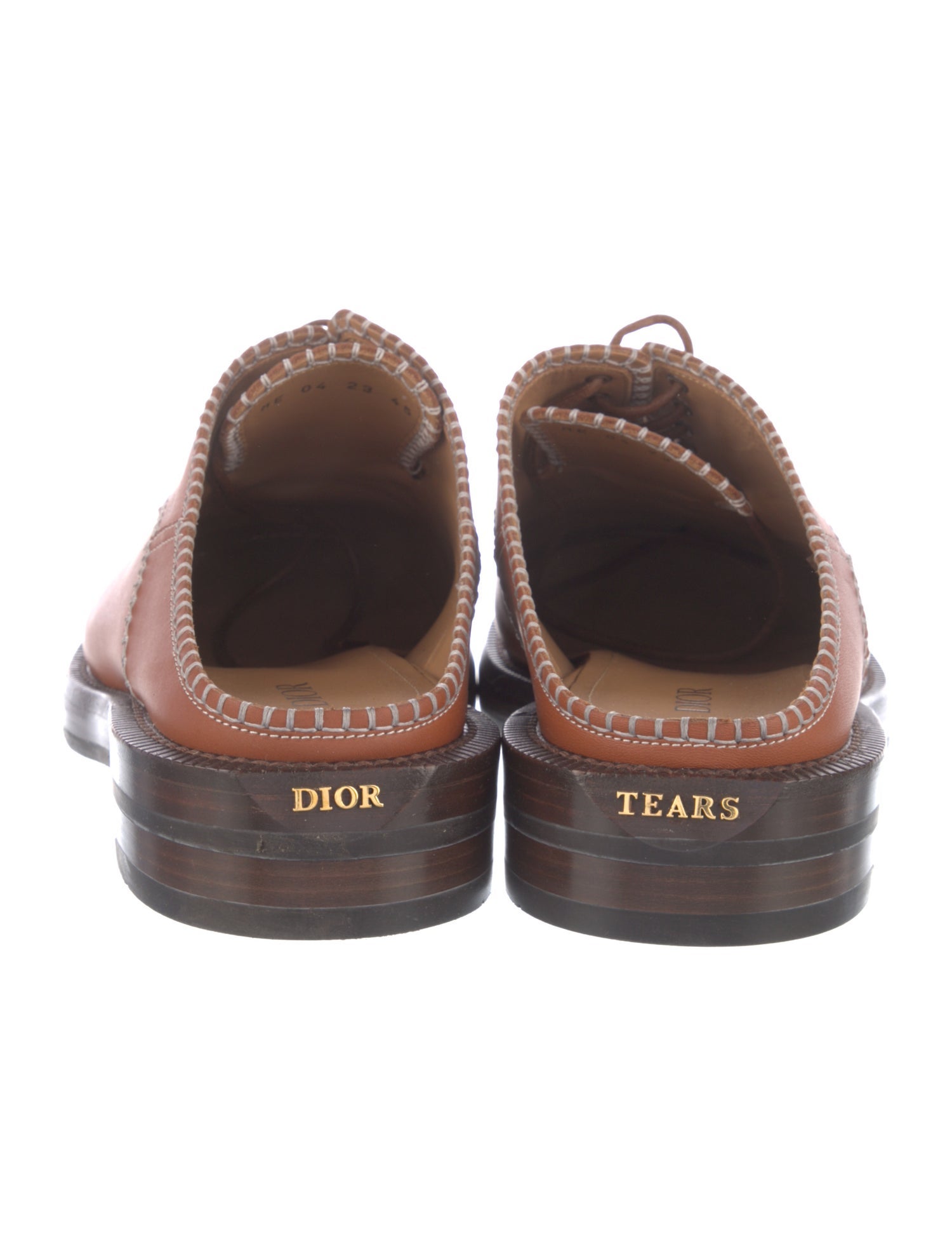 DIOR MEN Leather Derby Shoes