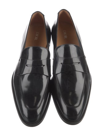 DIOR MEN Oblique Jacquard Leather Monk Straps