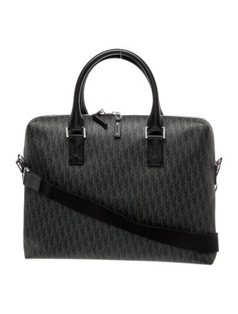 Dior Homme Oblique Jacquard Briefcase