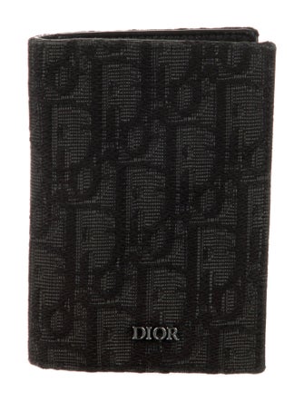 DIOR MEN 2021 Oblique Jacquard Wallet
