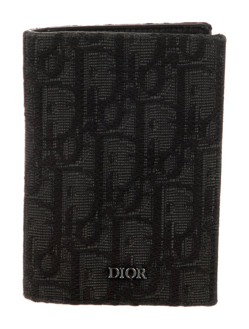 DIOR MEN 2021 Oblique Jacquard Wallet