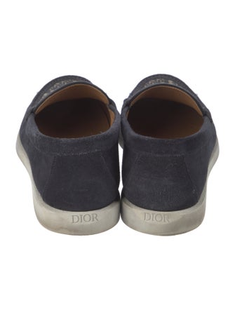 DIOR MEN Granville Oblique Jacquard Boat Shoes