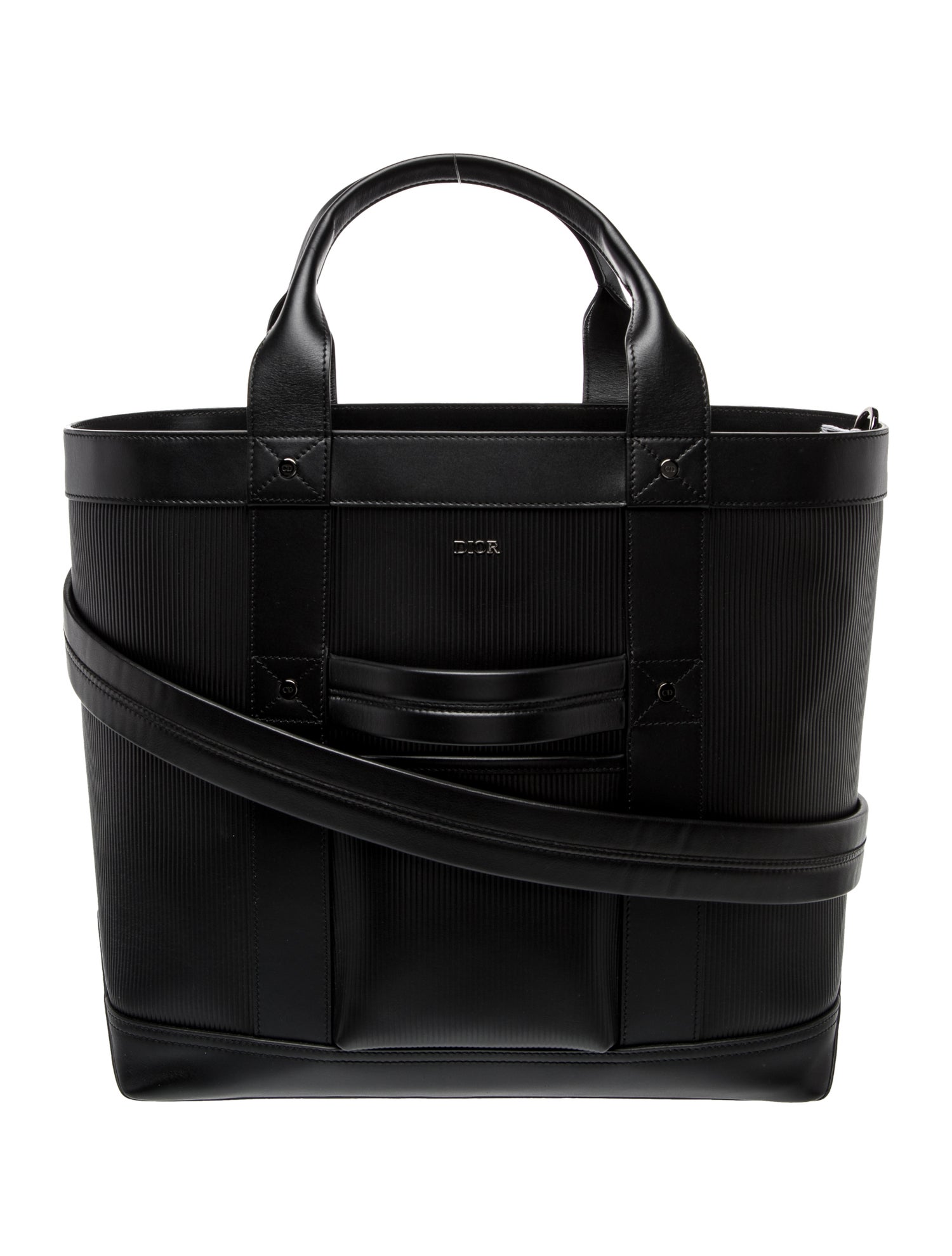 DIOR x Peter Doig Calfskin Calfskin Corduroy Shopping Tote w/ Tags