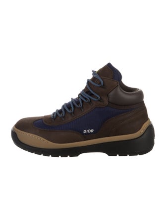 DIOR MEN 2022 Lace-Up Hiking Boots