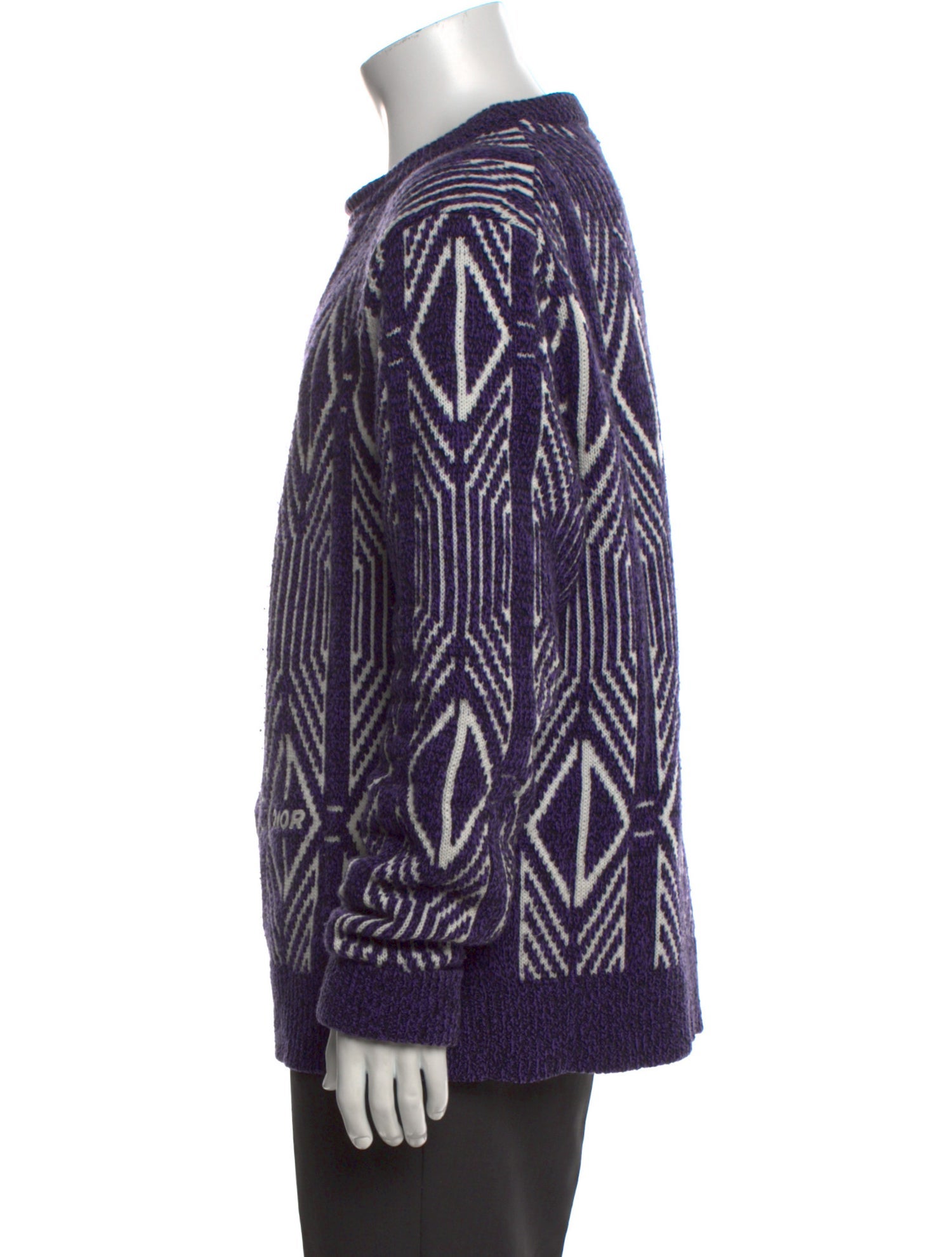 DIOR MEN Wool Printed Pullover